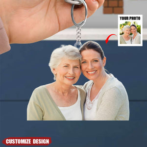 Gift For Family-Personalized Upload Photo Acrylic Keychain