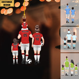 Personalized Soccer Family Ornament - Gift For Soccer Lover