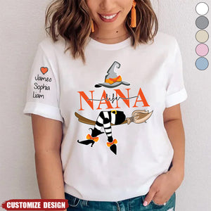 Personalized Nana Life Witch Shirt - Gift For Grandma Halloween