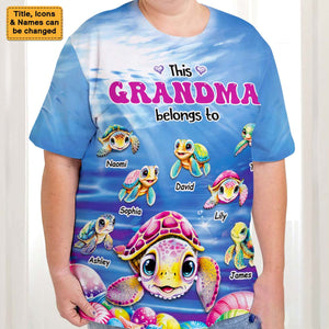 Gift For Grandma This Grandma Belongs To All-over Print T-shirt