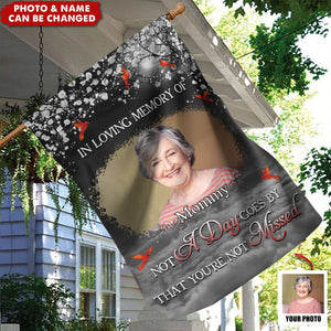 Custom Photo In Loving Memory - Memorial Personalized Flag - Sympathy Gift For Family Members