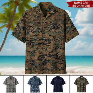 Personalized Military/Soldier/Veterans Hawaii Shirt