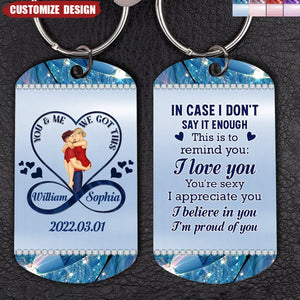 Personalized Couple Aluminum Keychain - Gift Idea For Couple