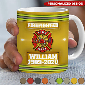 Logo Gifts For Firefighter Coffee-Personalized Mug-Gift For Firefighter