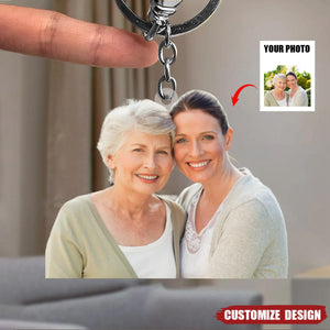 Gift For Family-Personalized Upload Photo Acrylic Keychain