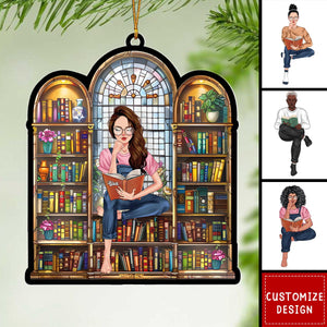 2024 New Release - Personalized Gifts For Book Lover Christmas Ornament