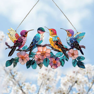 Gifts For Bird Lovers Hummingbird Suncatcher Ornament