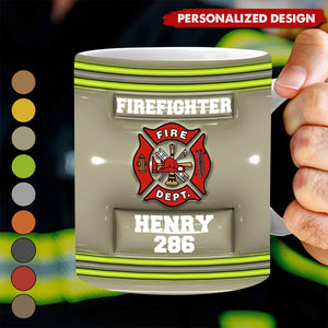 Logo Gifts For Firefighter Coffee-Personalized Mug-Gift For Firefighter