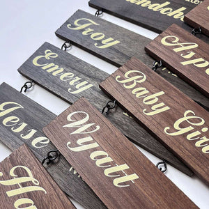 Personalized Wooden Family Tree Sign - Gift For Grandparents