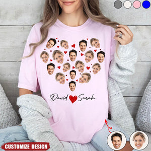 Funny Lover Face - Personalized Photo Shirt