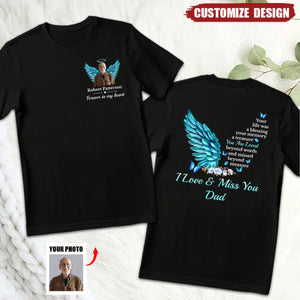 Custom Photo Your Life Was A Blessing, Your Memory A Treasure - Memorial Personalized Back And Front Printed Unisex T-shirt