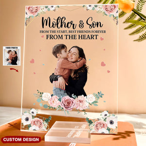 Love Between Mother And Daughter Is Forever - Personalized Acrylic Photo Plaque