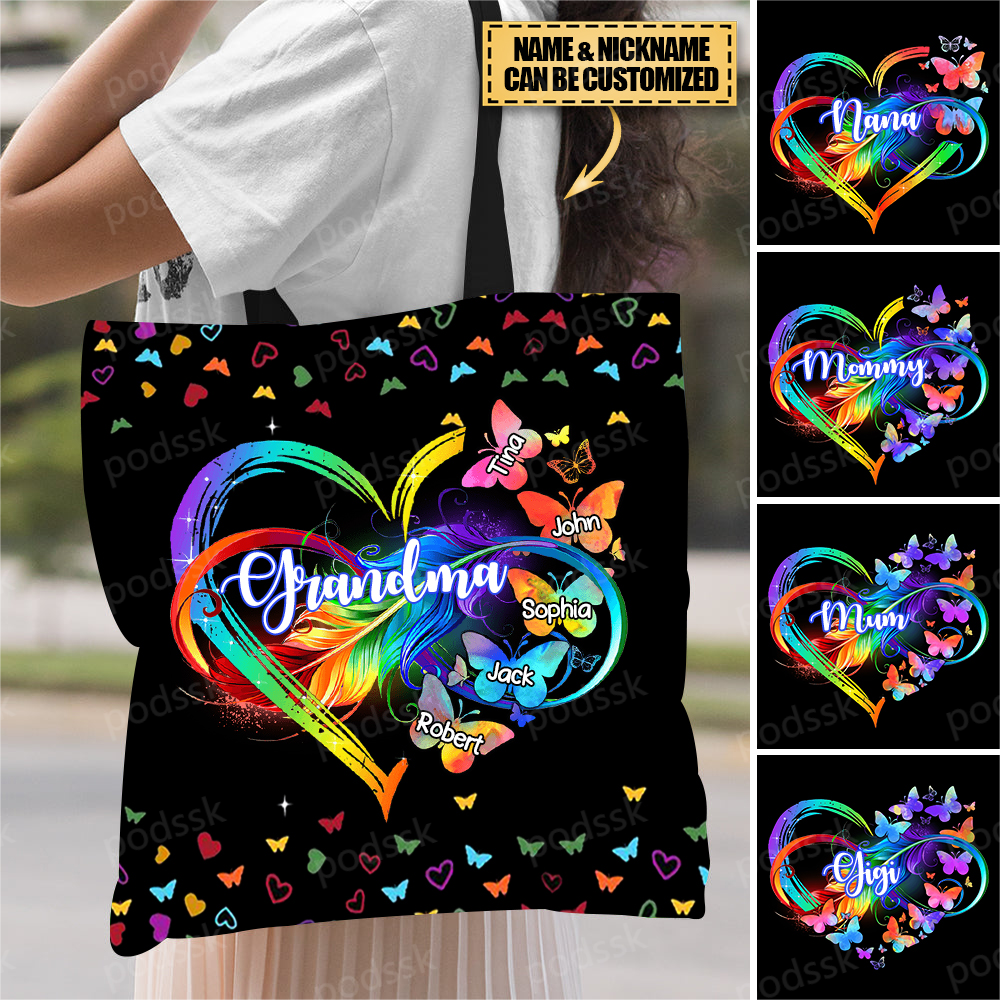 Custom Tote Bag Gift For Grandma - Tote Bag Design Gift Ideas