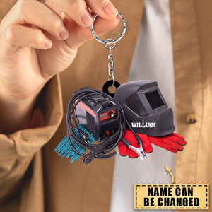 Personalized Welder Equipment-Personalized Keychain