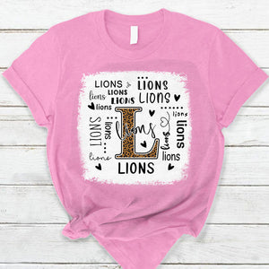 Lions Leopard Teacher T-Shirt